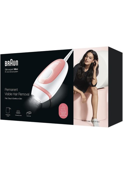 Silk Expert Mini PL1014 IPL Epilasyon Cihazı – 300.000 Atım, Yeni Nesil Hassas Işık Teknolojisi