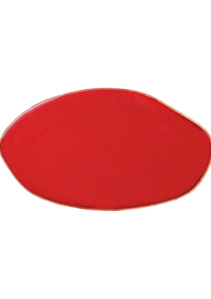 Pure Seasons Kırmızı Kayık Tabak 27CM