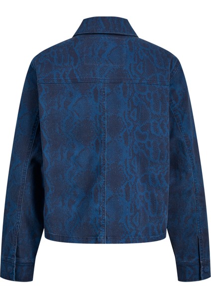 Kadin Cep Detayli Desenli Gömlek Ceket - Sarah fiyatları