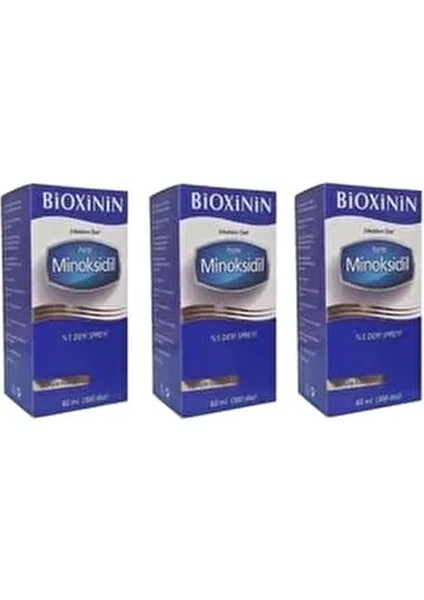 Forte %5 Deri Spreyi (Erkek) Avantajlı Üçlü Paket 60 ml