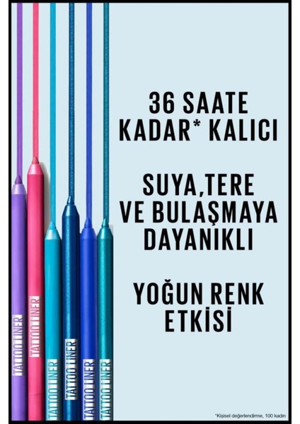 Tattoo Liner Jel Göz Kalemi 821 Stardust Chrome – Yoğun Renk, 36 Saat Kalıcılık ve Suya Dayanıklılık modelleri