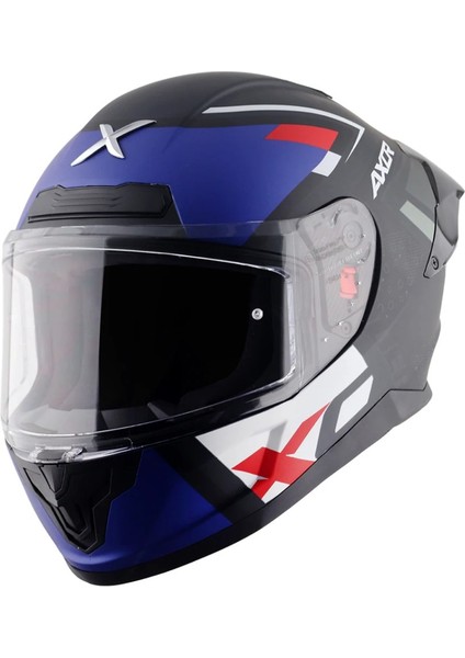 Saber x Sports Siyah-Mavi Kapalı Kask fiyatları