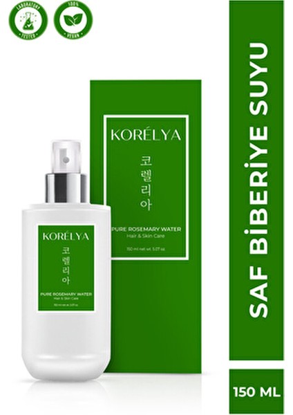 Biberiye Suyu %100 Doğal Güçlendirici Saç Toniği Parlak ve Güçlü Saçlar İçin