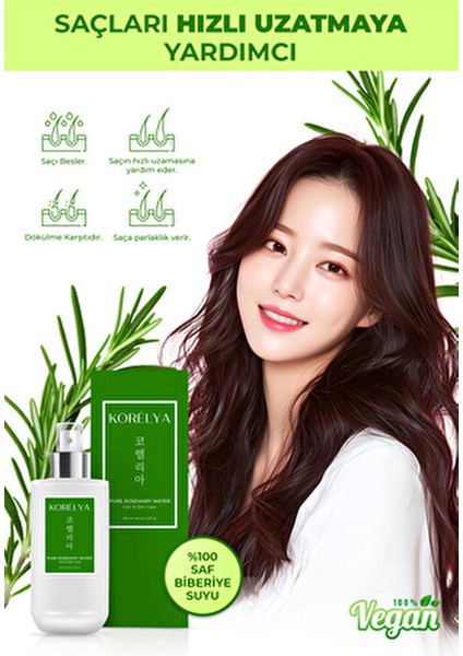 Biberiye Suyu %100 Doğal Güçlendirici Saç Toniği Parlak ve Güçlü Saçlar İçin fiyatları