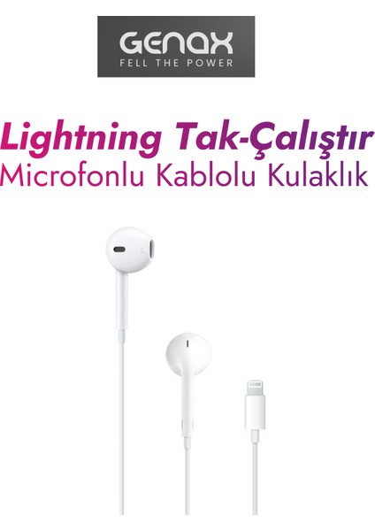 Net Ses Lightning Kulaklık Kristal Netliğinde Ses fırsatları