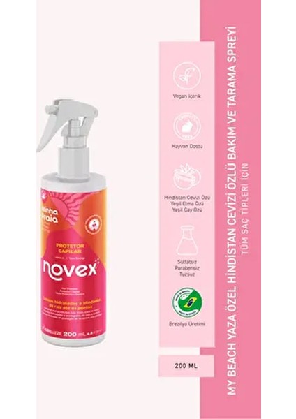 My Beach - Yaza Özel Hindistan Cevizi Özlü Nemlendirici Kolay Tarama Spreyi 200ML