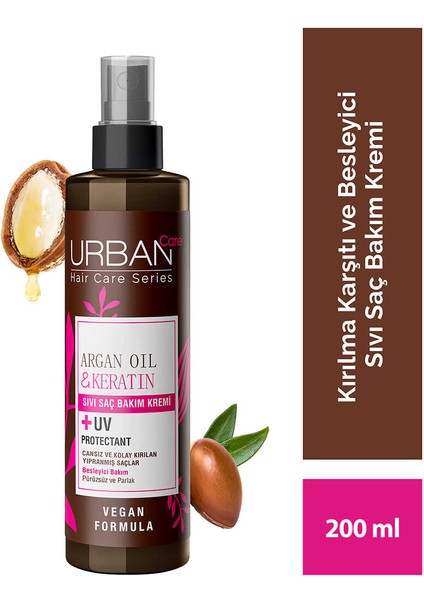 Care Argan Yağı ve Keratin Içeren Sıvı Saç Kremi 200 ml