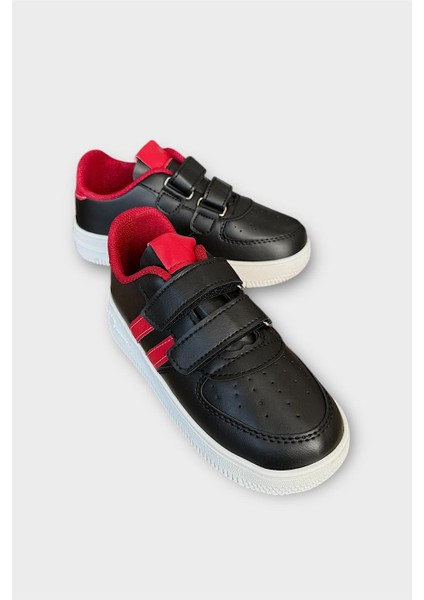 Çocuk Sneaker Spor Ayakkabı Siyah - Kırmızı fiyatları