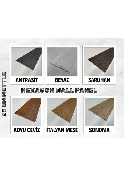 Beyaz Mettle Lambri 4 Adet (25 Cm) modelleri