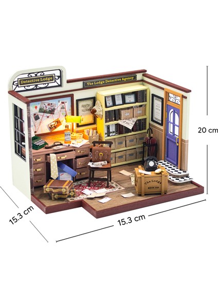 Dedektif Büro Minyatür Maket Ev fiyatları