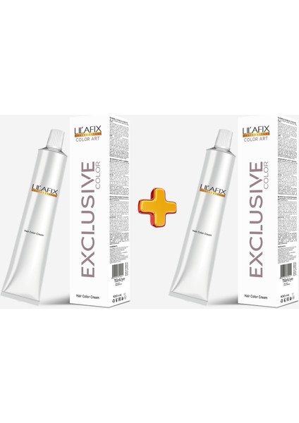 2'li Exclusive Colour Tüp Boya 100 ml 10Sp Açık Gümüş İnci