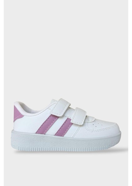 Çocuk Sneaker Spor Ayakkabı Lila-Beyaz