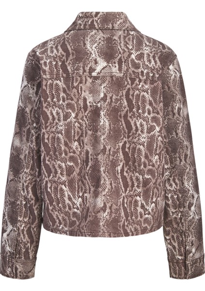 Kadin Cep Detayli Desenli Gömlek Ceket - Sarah fiyatları