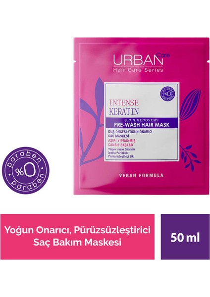 Care Intense Keratin Duş Öncesi Saç Bakım Maskesi