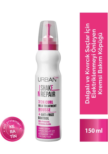 Care Shake N Repair 7/24 Curl Milk Treatment Mousse