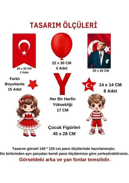 Yaşasın Cumhuriyet Okul Pano Süsü 02 fiyatları