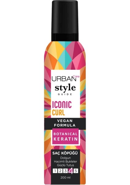Care Style Guide Köpük Iconıc Curl Güçlü Tutuş 200 ml 2 Adet modelleri