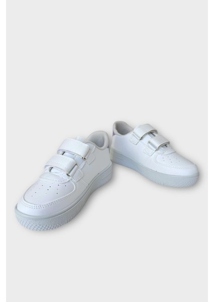 Çocuk Sneaker Spor Ayakkabı Beyaz - Mor fırsatları