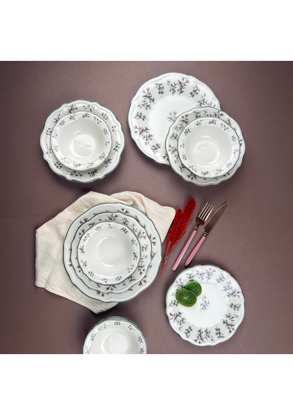 Terra 24 Parça Yemek Takımı - Renkli fırsatları