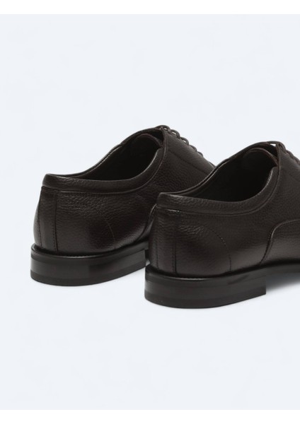 Kahverengi Deri Klasik Ayakkabı