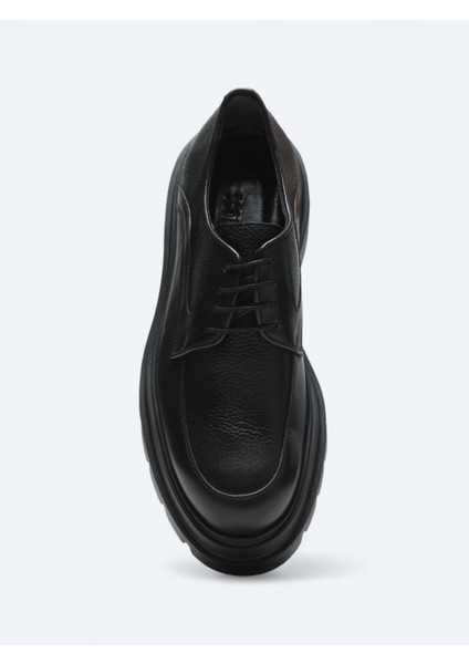 Siyah Deri Smart Casual Ayakkabı modelleri