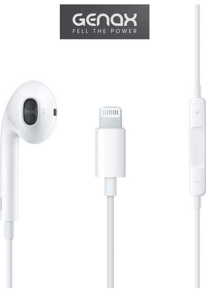 Stereo Ses Lightning Kablolu Kulaklık Net ve Temiz Ses modelleri