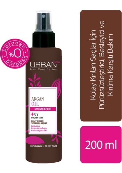 Care Argan Oil & Keratin Sıvı Saç Kremi 200 ml
