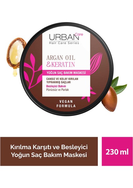 Care Argan Oil ve Keratin Saç Bakım Maskesi 230 ml