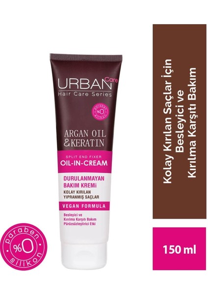 Care Durulanmayan Bakım Kremi Argan Yağı ve Keratin 150 ml