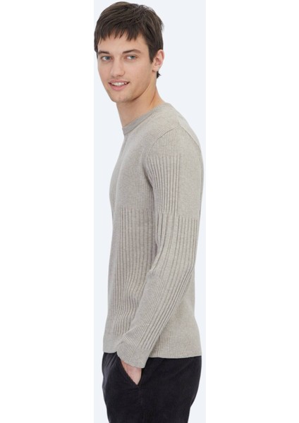 Vizon Bisiklet Yaka Jakarlı Triko Kazak modelleri