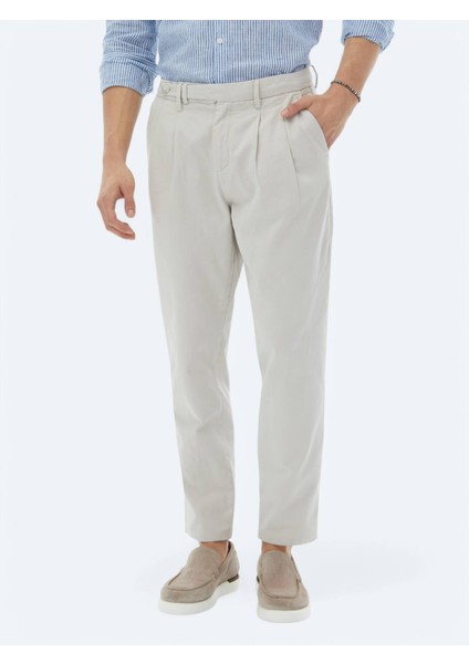 Taş Dokuma Carrot Fit Smart Casual %100 Pamuk Pantolon fiyatları