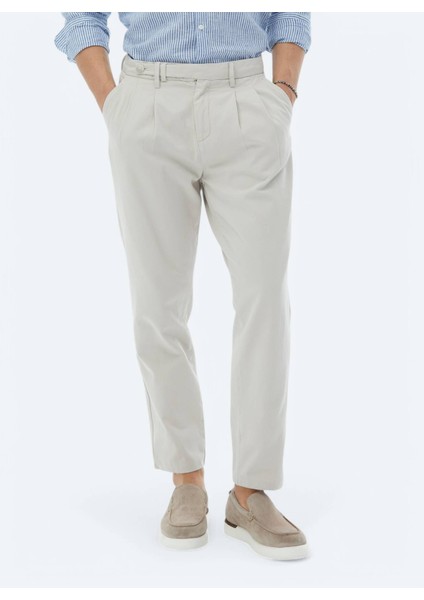 Taş Dokuma Carrot Fit Smart Casual %100 Pamuk Pantolon modelleri
