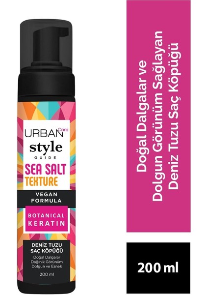 Care Style Guide Sea Salt Saç Köpüğü 200 ml 2 Adet fiyatları