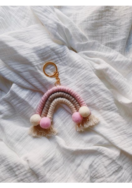 Pembe Gökkuşağı Detaylı Doğum-Doğum Günü Bebek Hediyelik(10 Adet) modelleri