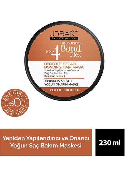 Care No.4 Bond Plex Saç Bakım Maskesi 230 ml