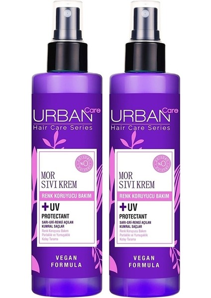 Care Turunculaşma Karşıtı Mor Sıvı Saç Kremi 200 ml 2 Adet