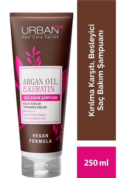 Care Argan Oil & Keratin Şampuan 250ML