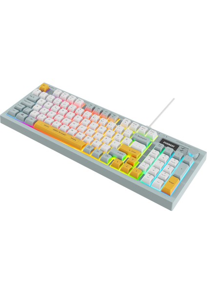 Everest Kb-79 Sılent Pro Mavi/beyaz/sarı Sessiz Rgb Q Membrane Oyuncu Klavyesi fırsatları