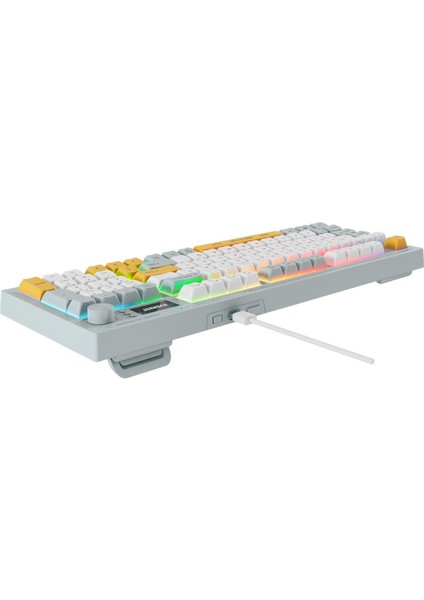 Everest Kb-79 Sılent Pro Mavi/beyaz/sarı Sessiz Rgb Q Membrane Oyuncu Klavyesi indirimleri