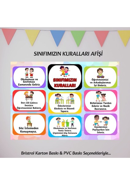 Sınıf Kurallarımız Eğitici Afiş 02