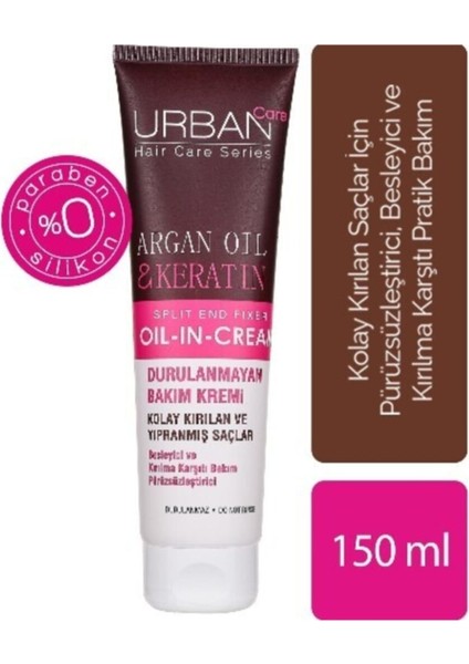 Care Argan Yağı ve Keratin Durulanmayan Saç Kremi 150 ml