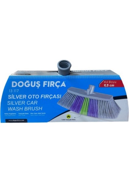 Silver Oto Yıkama Fırçası Kıl Boyu 9,5 cm Su Hortumu Girişli Fırça fiyatları
