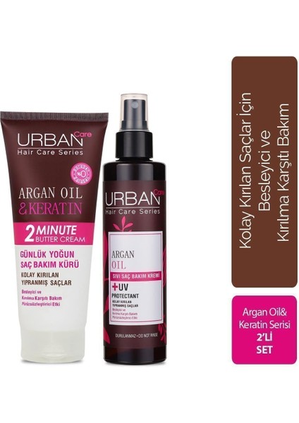 Care Argan Oil & Keratin Serisi 2'li Set