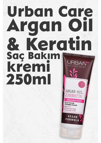 Care Argan Oil ve Keratin Bakım Kremi 250 ml