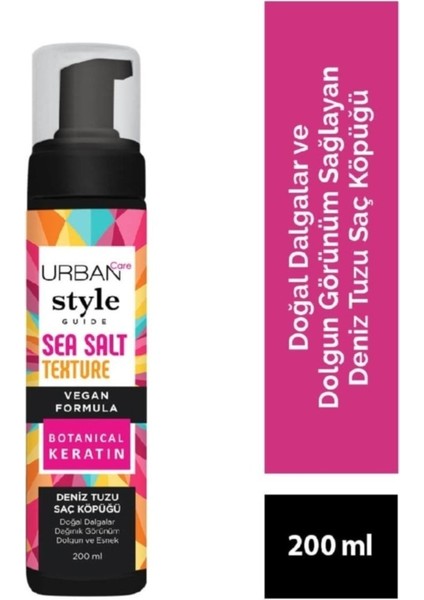 Care Style Guide Sea Salt Deniz Tuzu Saç Köpüğü 200 ml fiyatları