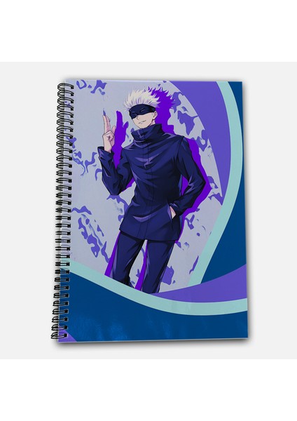 Jujutsu Kaisen Satoru Gojo Çizgili A4 Okul Defteri 72 Yaprak Model 3 fiyatları