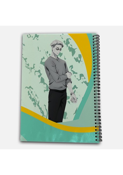 Jujutsu Kaisen Nanami Kento Çizgili A4 Okul Defteri 72 Yaprak Model 3 modelleri