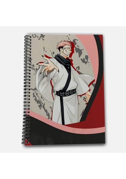 Jujutsu Kaisen Sukuna Kareli A4 Okul Defteri 72 Yaprak Model 3 fiyatları