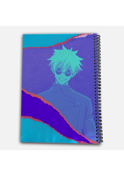 Jujutsu Kaisen Satoru Gojo Çizgisiz A4 Okul Defteri 72 Yaprak Model 2 modelleri