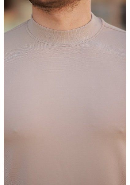 Erkek Ince Çizgi Dokulu Kısa Kollu T-Shirt modelleri